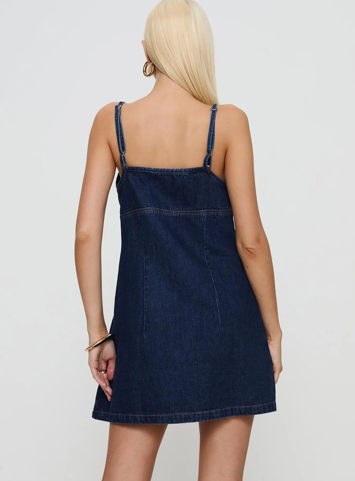 Adria Denim Mini Dress Indigo