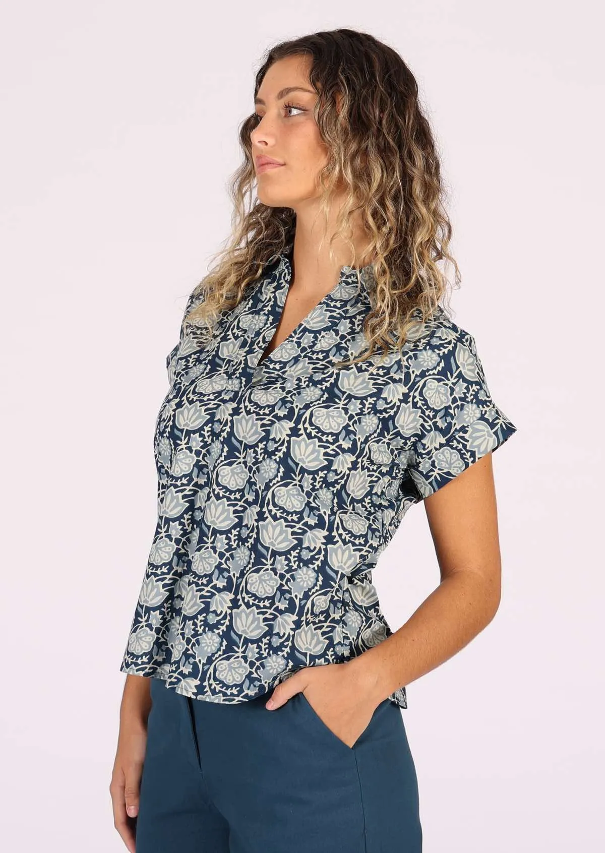 Aria Top Indigo