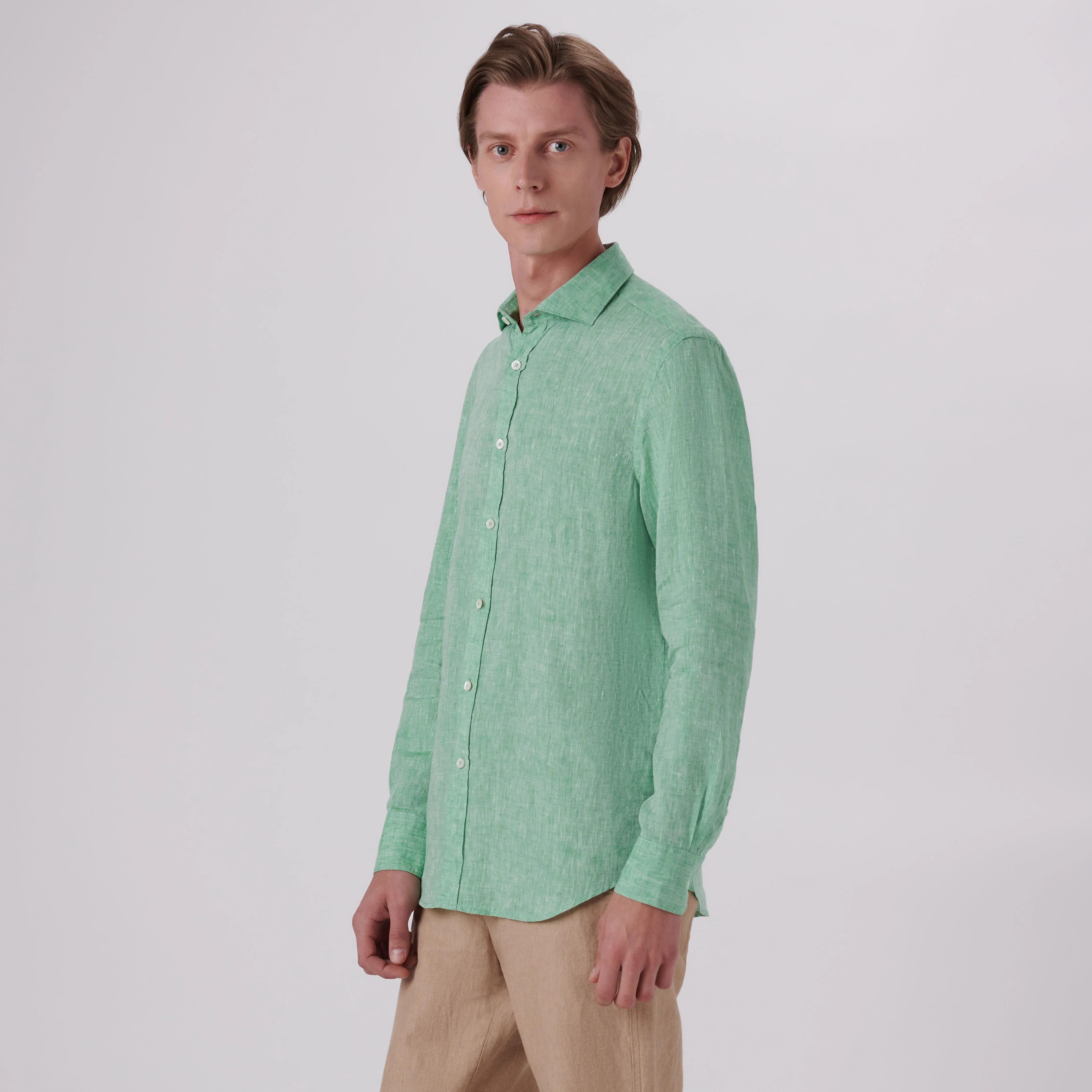 Axel Solid Linen Shirt