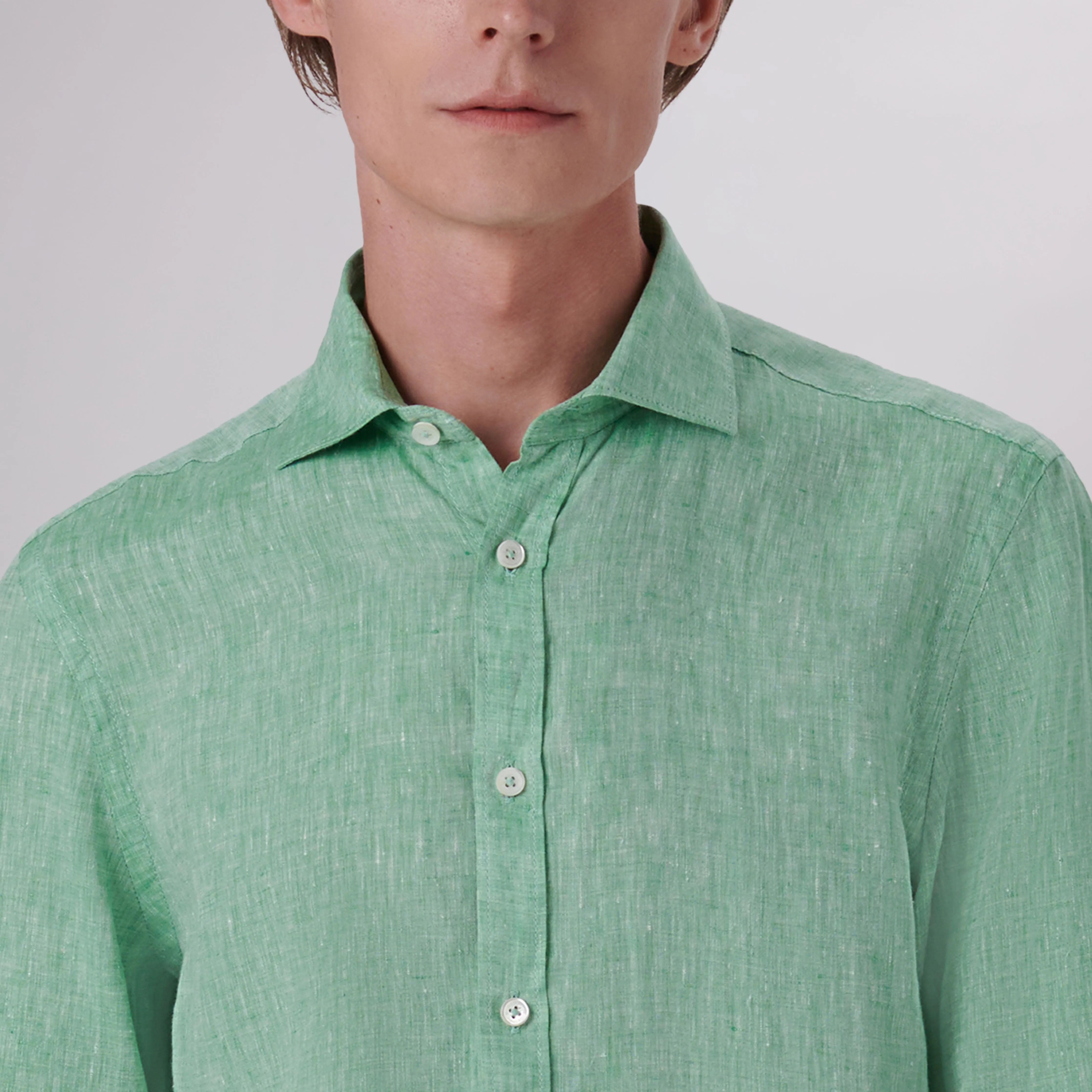 Axel Solid Linen Shirt