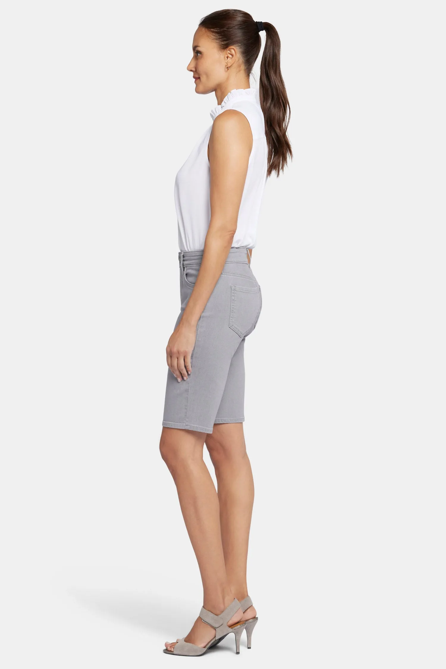 Briella 10 Inch Denim Shorts In Petite - Charisma