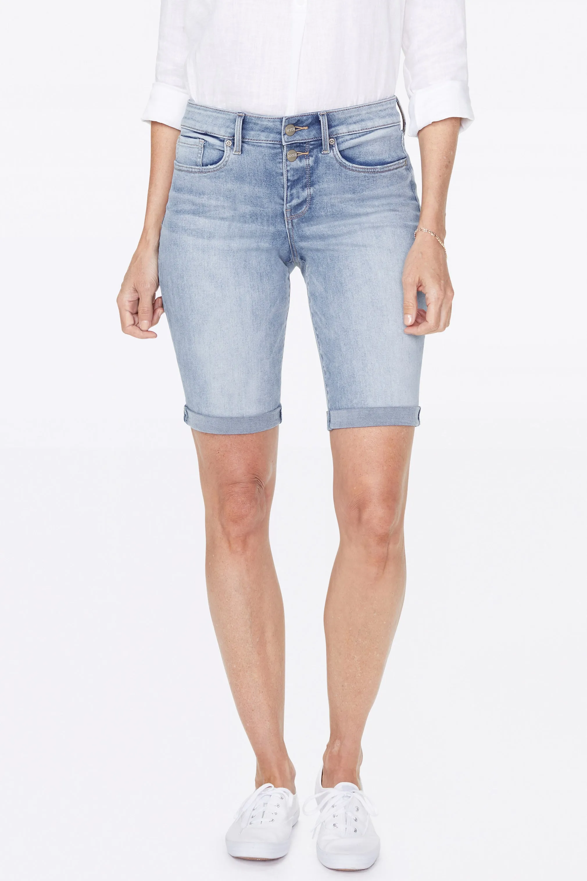 Briella 11 Inch Jean Shorts - Biscayne