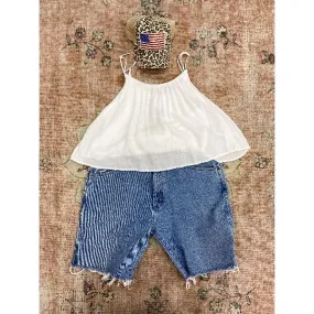 Custom Vintage Denim Shorts