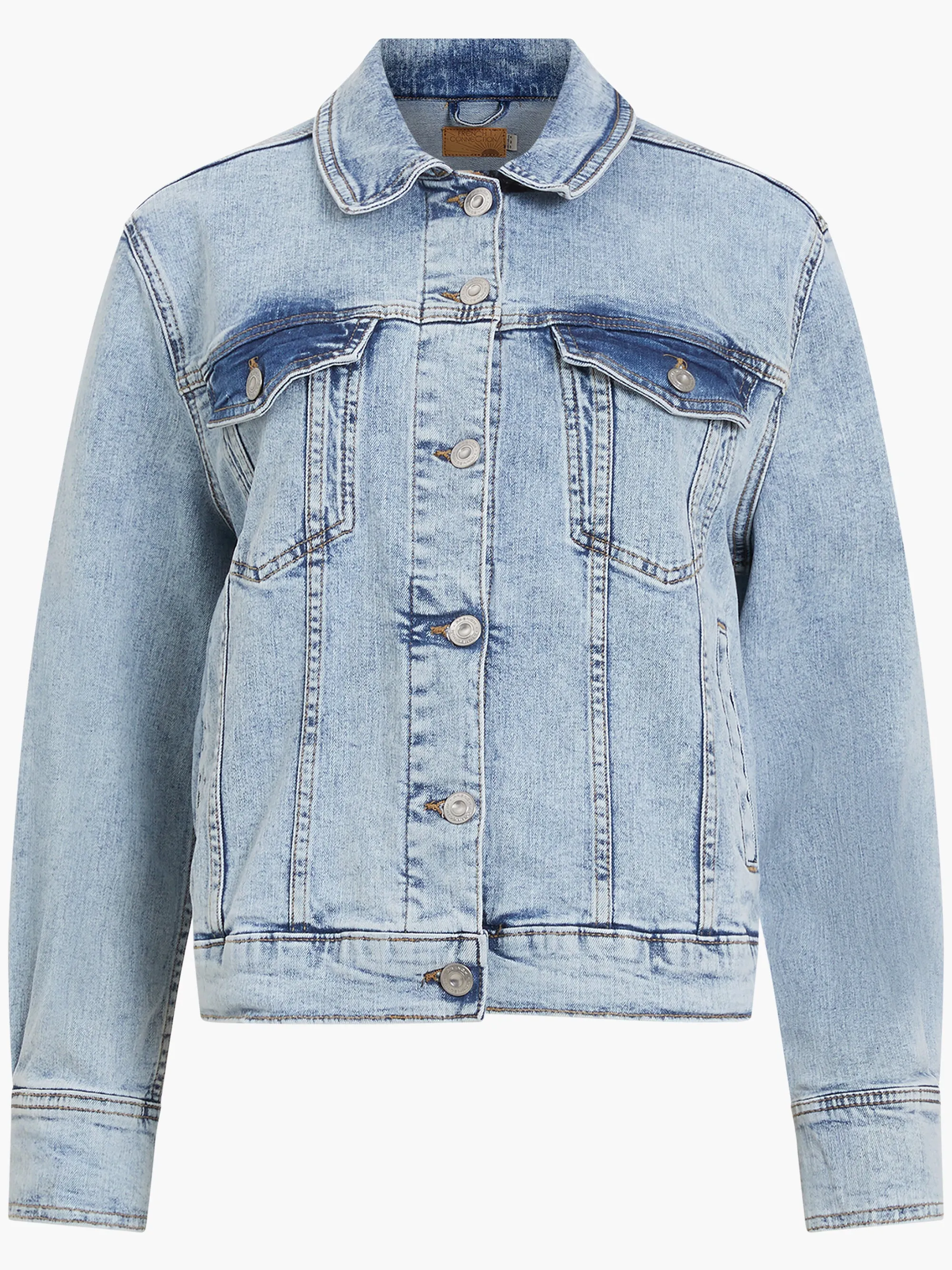 Denim Stretch Trucker Jacket