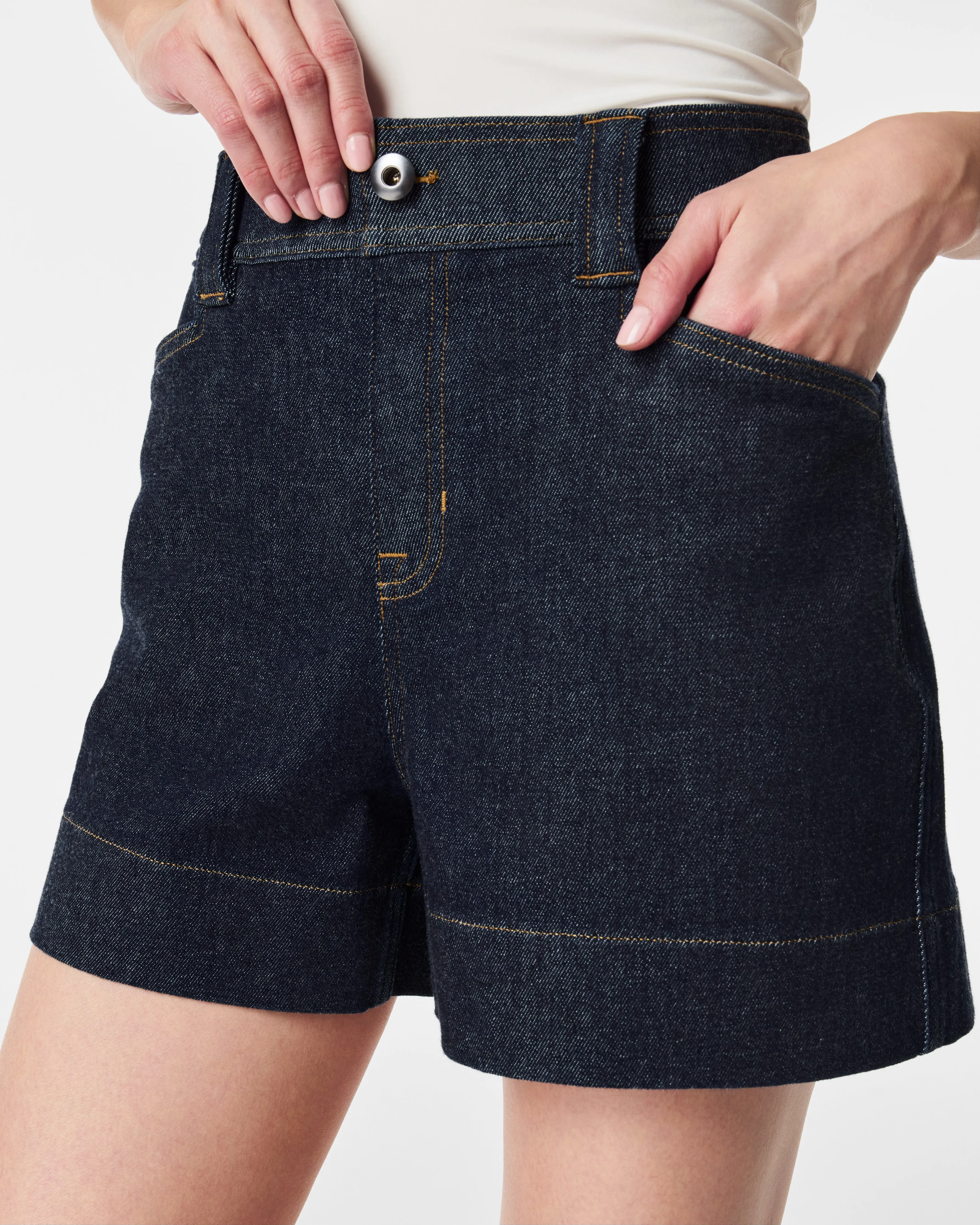 Denim Trouser Short, 4"