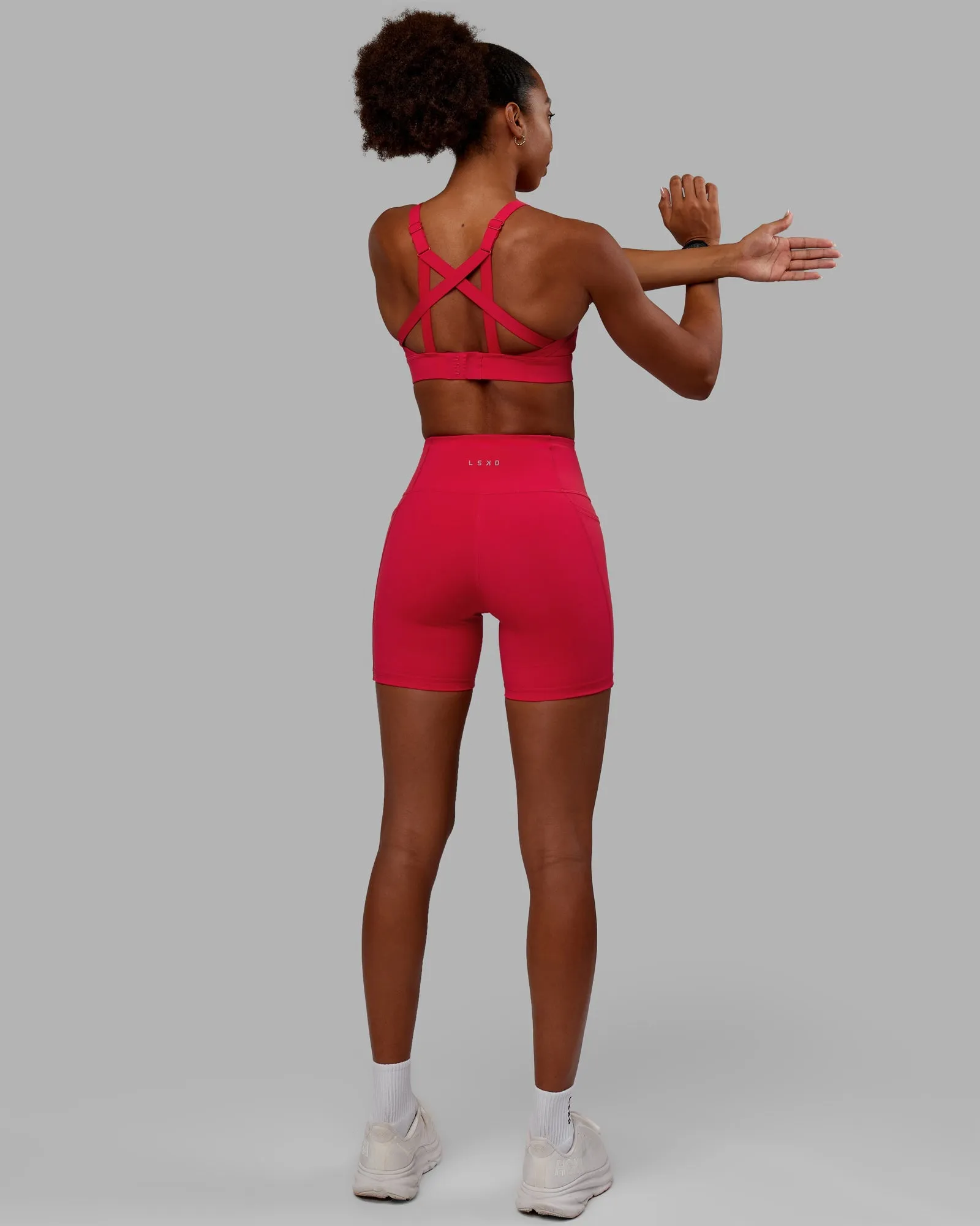 Flux Mid-Length Shorts - Scarlet