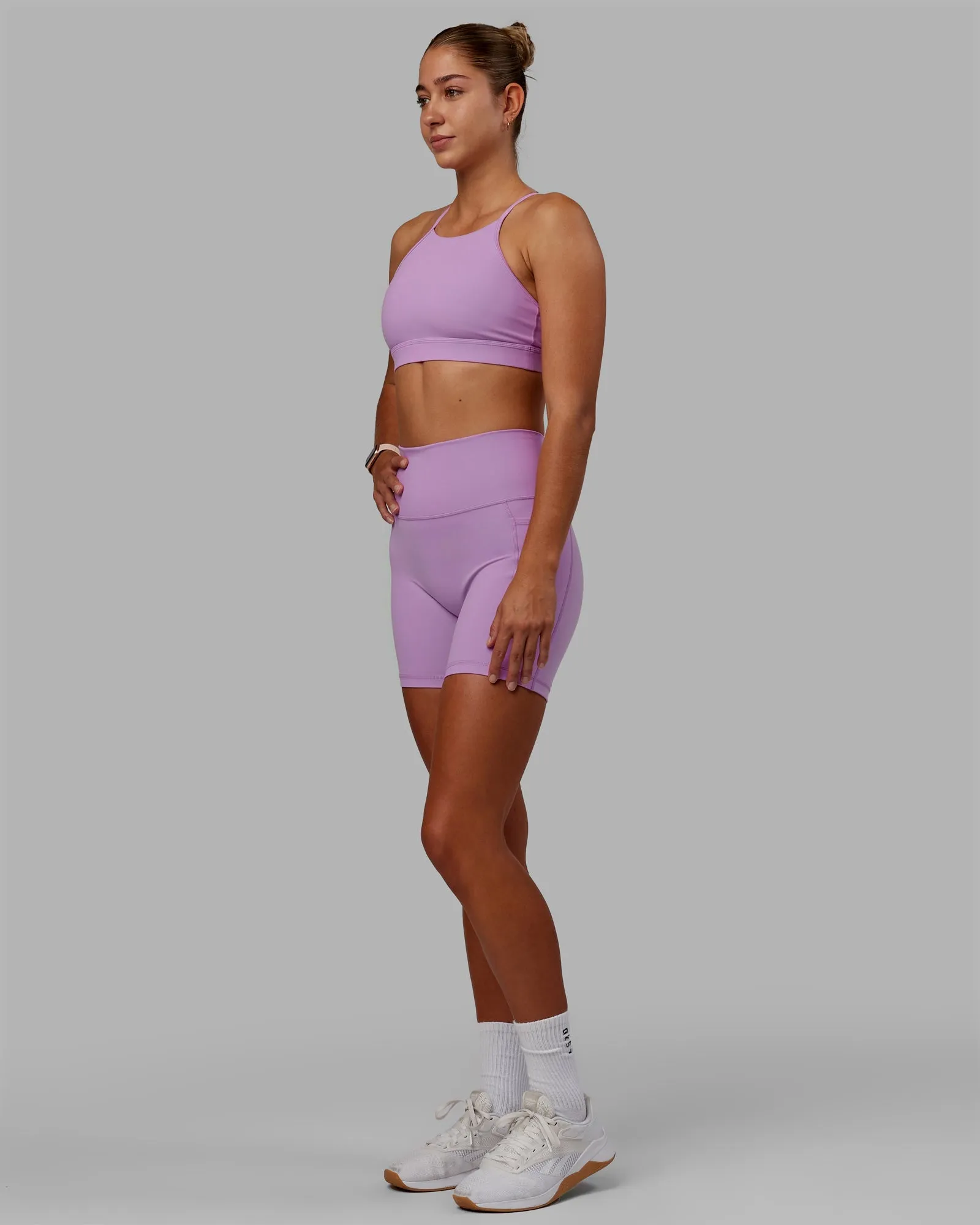 Fusion Mid-Length Shorts - Light Violet