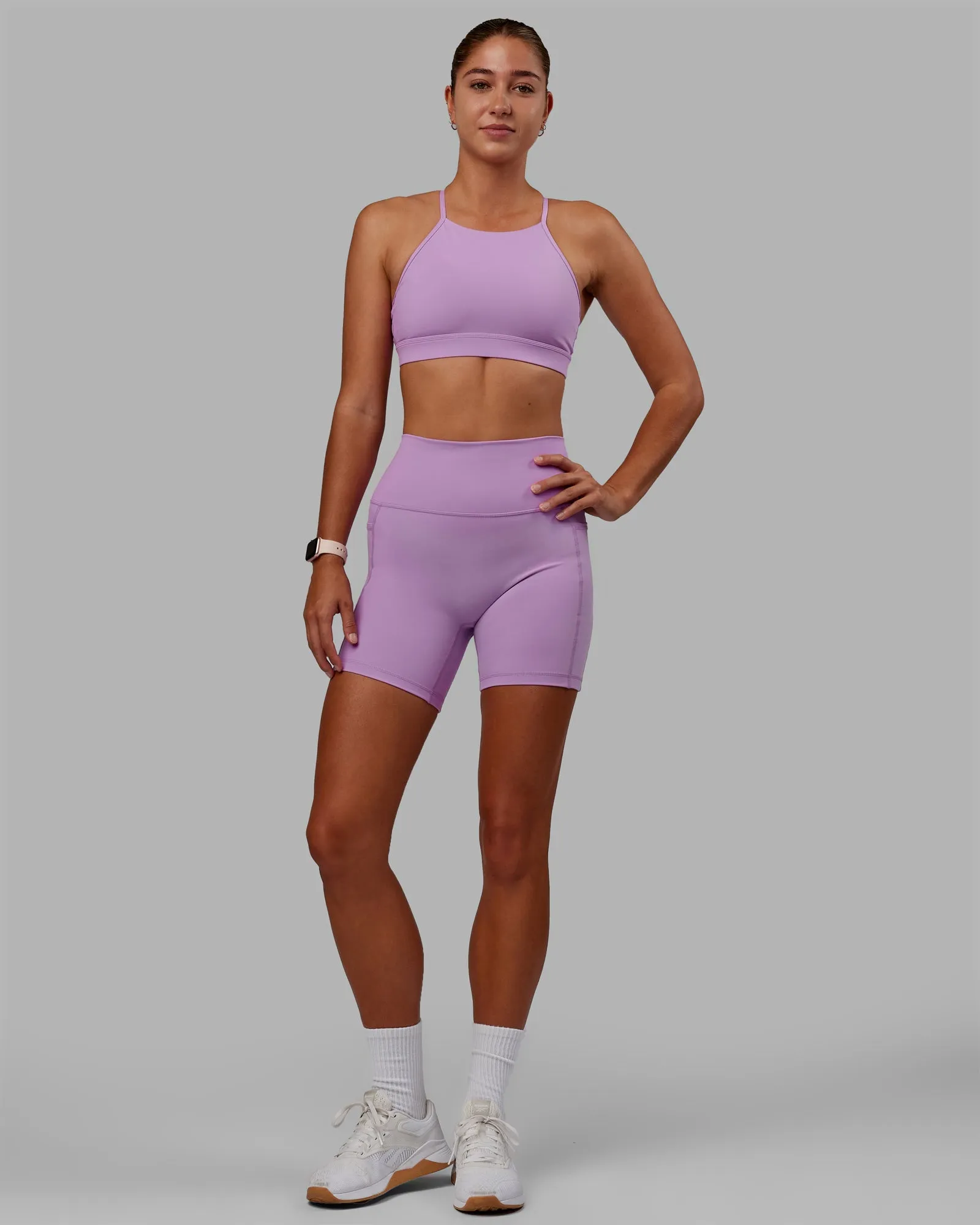 Fusion Mid-Length Shorts - Light Violet