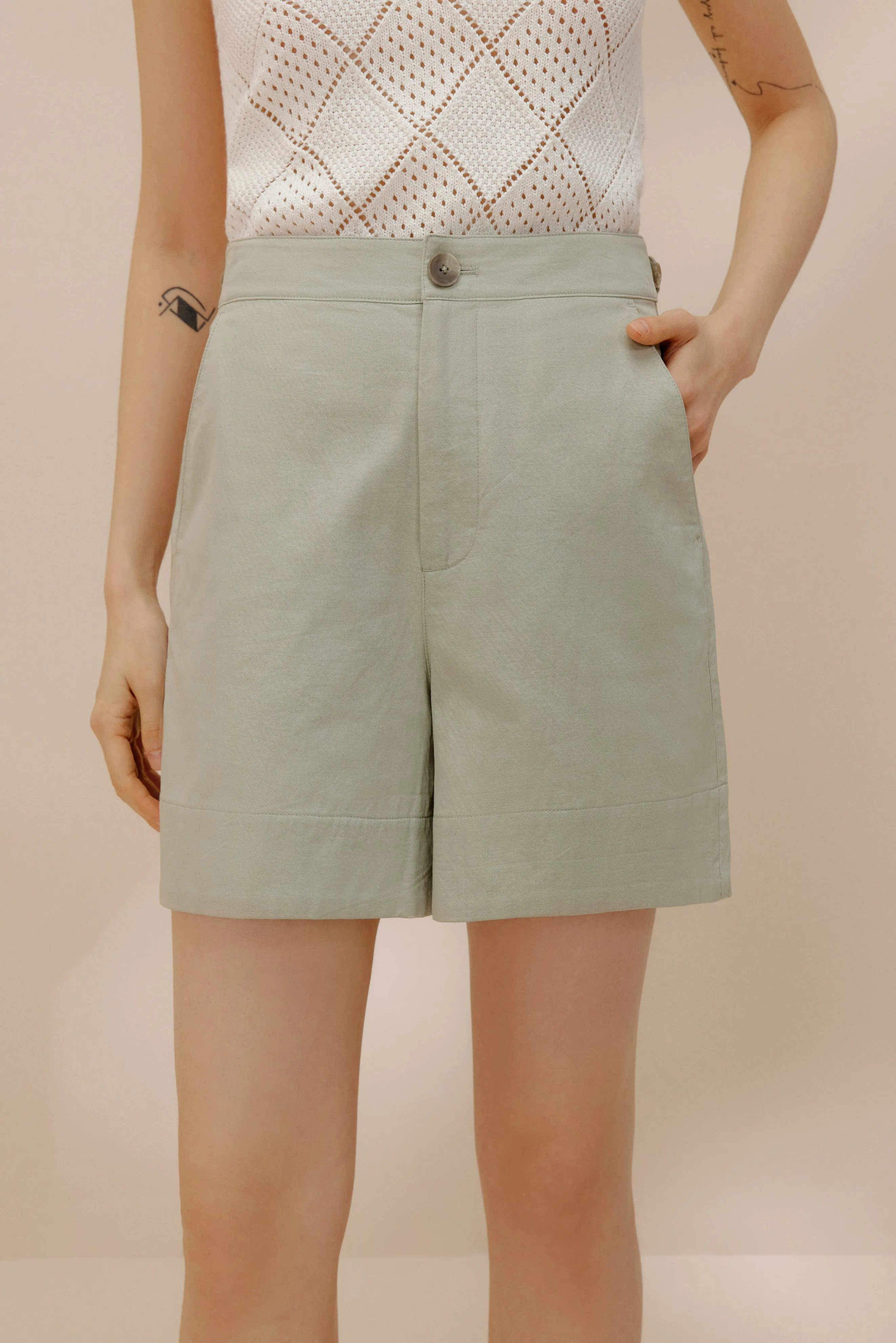 Hang Out Cotton Casual Shorts