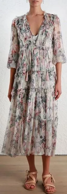 'Jasper' Floral Ruffle Dress