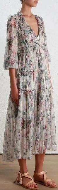 'Jasper' Floral Ruffle Dress