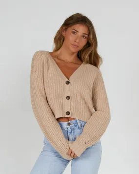 Simple knitted cardigan