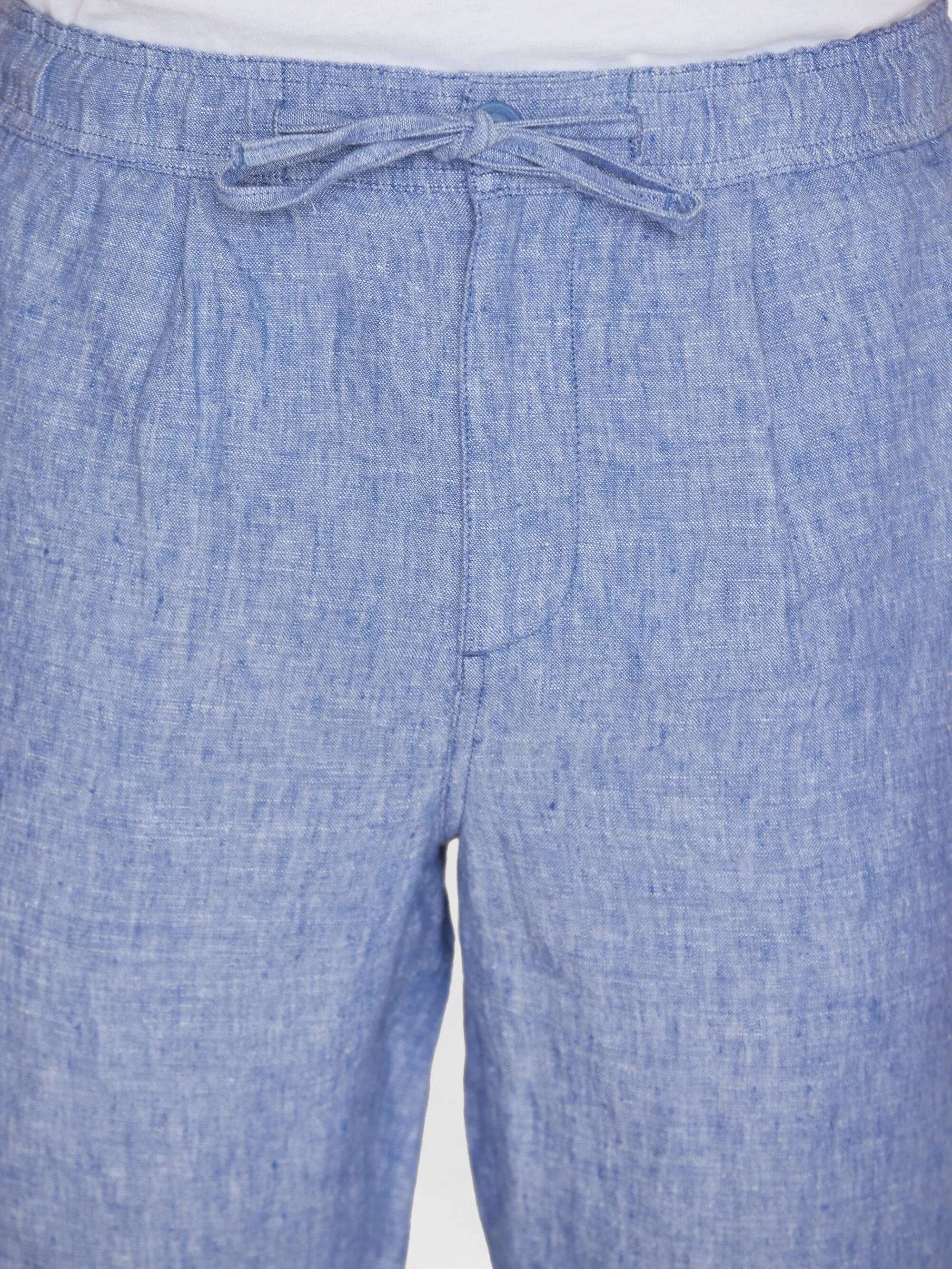 Loose Linen shorts - Moonlight Blue